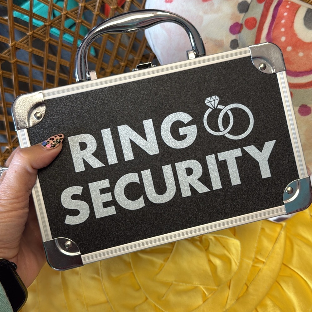 Ring Security Black Jewelry Case